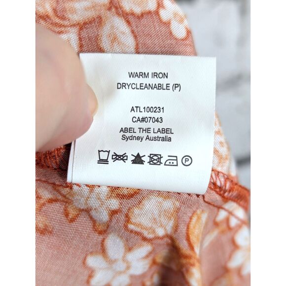 ABEL THE LABEL Boho Floral Cottage Hippie Forest Fairy Maxi Dress Size XS NWT - Picture 10 of 10